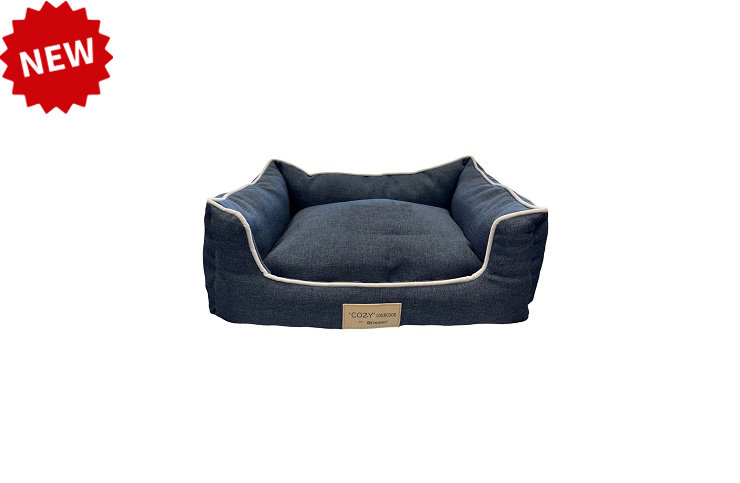 blue bed removable cushion